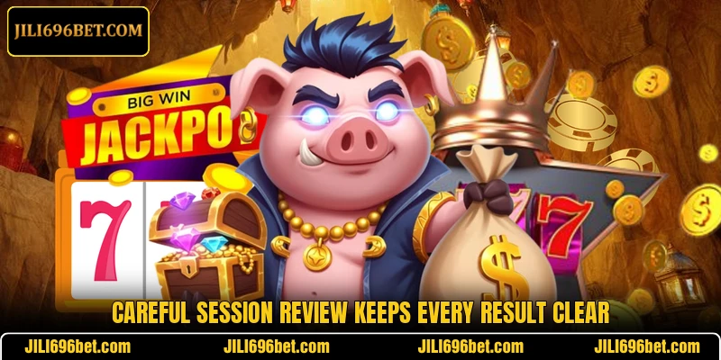 Careful session review keeps every result clear