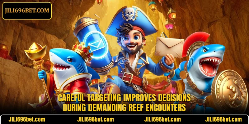 Careful targeting improves decisions during demanding reef encounters