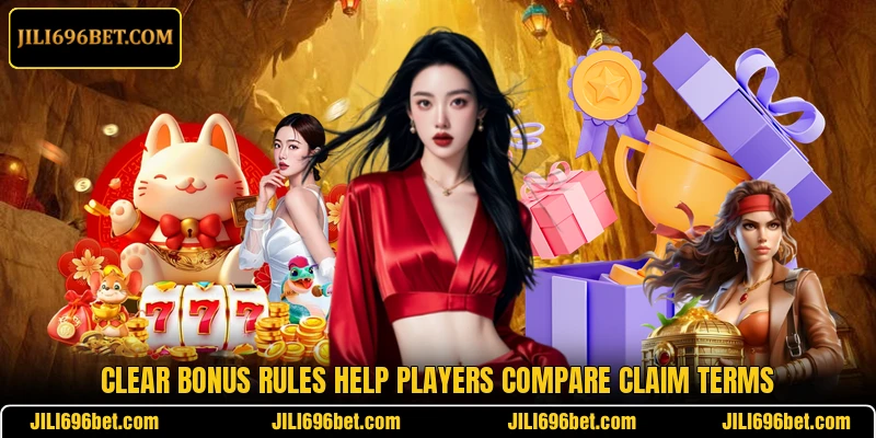 Clear bonus rules help players compare claim terms