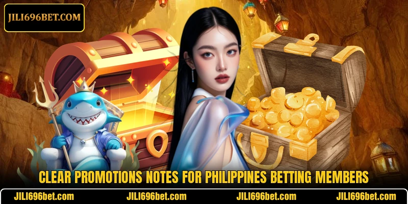 Clear promotions notes for Philippines betting members