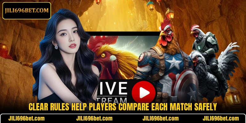 Clear rules help players compare each match safely