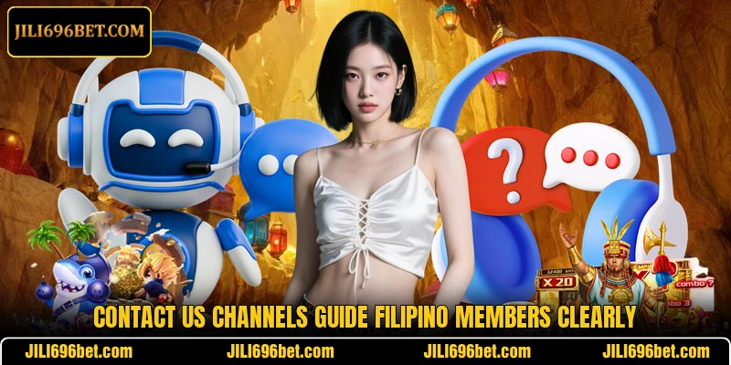 Contact us channels guide Filipino members clearly
