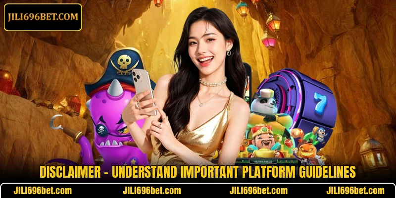 Disclaimer – Understand Important Platform Guidelines
