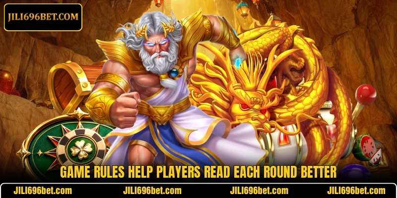 Game rules help players read each round better