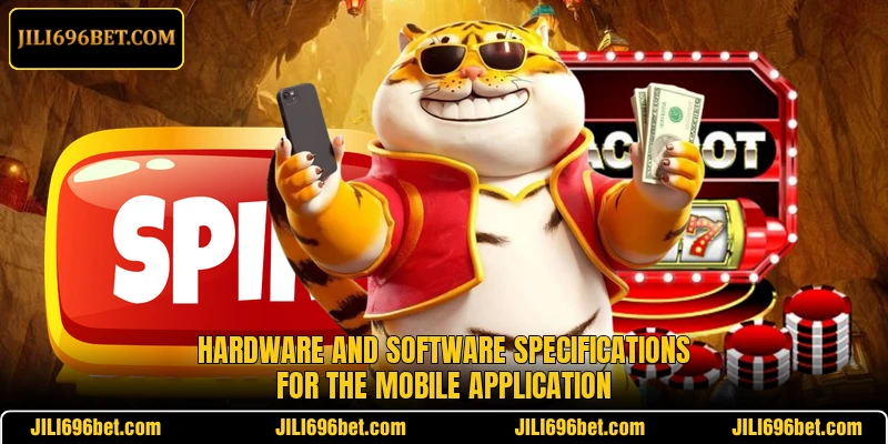 Hardware and software specifications for the mobile application