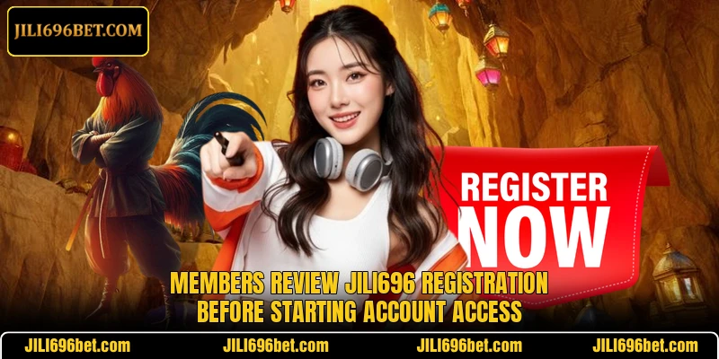 Members review JILI696 registration before starting account access