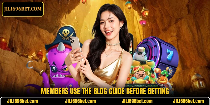 Members use the blog guide before betting