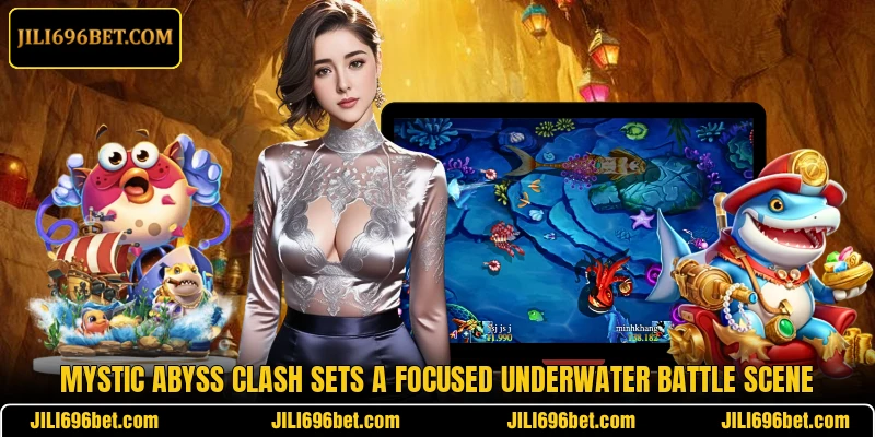 Mystic Abyss Clash sets a focused underwater battle scene