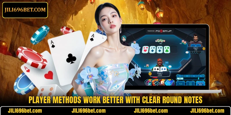 Player methods work better with clear round notes