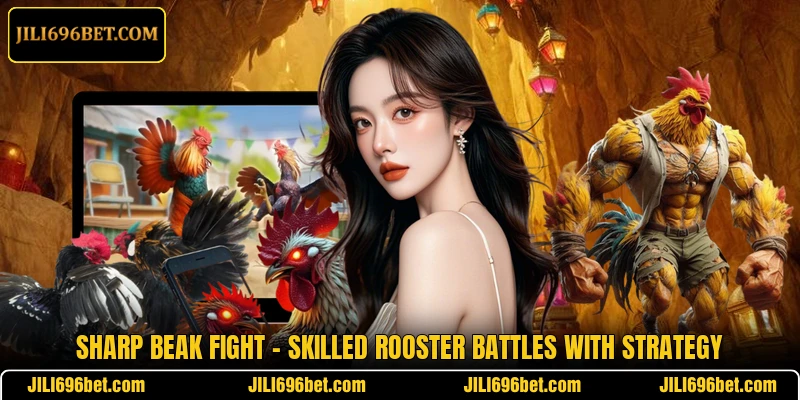 Sharp Beak Fight – Skilled Rooster Battles With Strategy