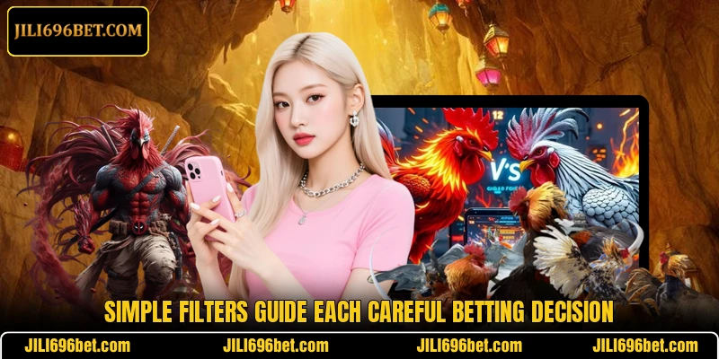 Simple filters guide each careful betting decision