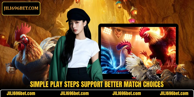 Simple play steps support better match choices