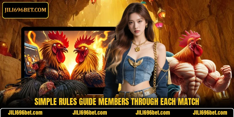Simple rules guide members through each match