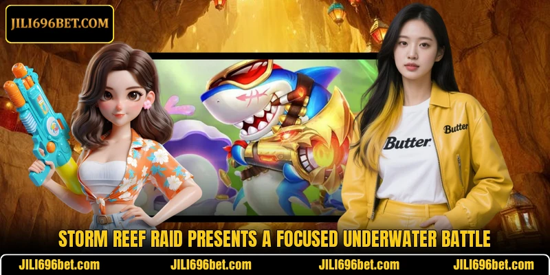 Storm Reef Raid presents a focused underwater battle